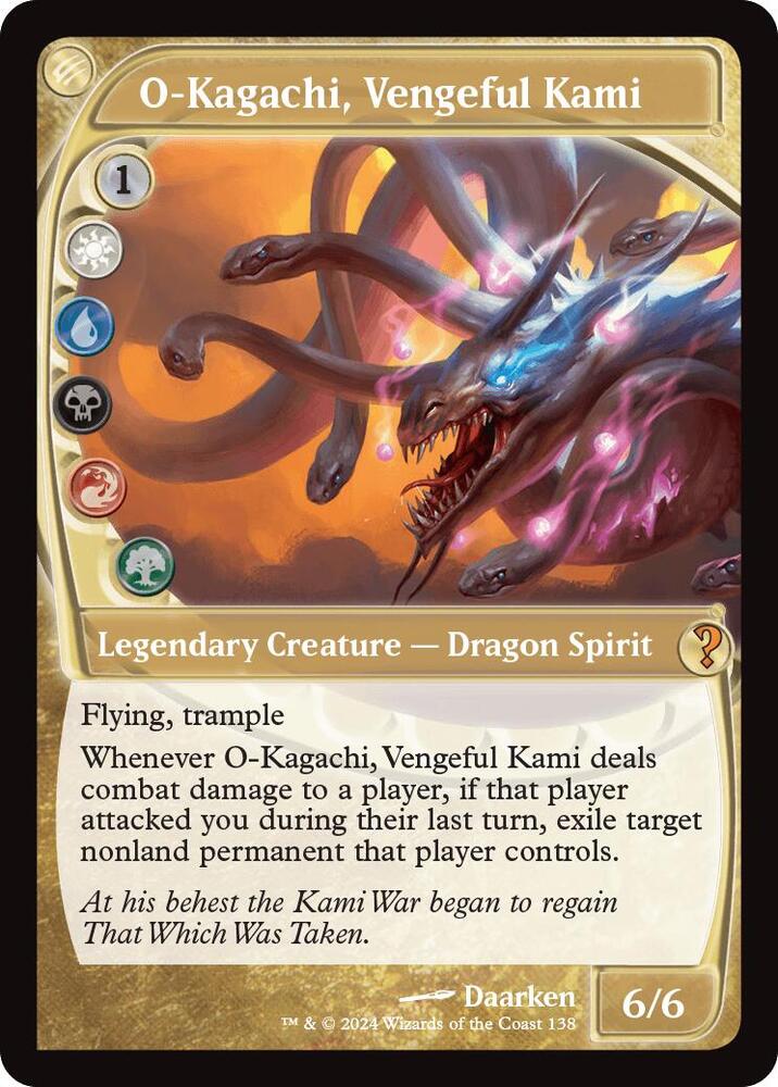 O-Kagachi, Vengeful Kami (Future Sight) [Mystery Booster 2] 138