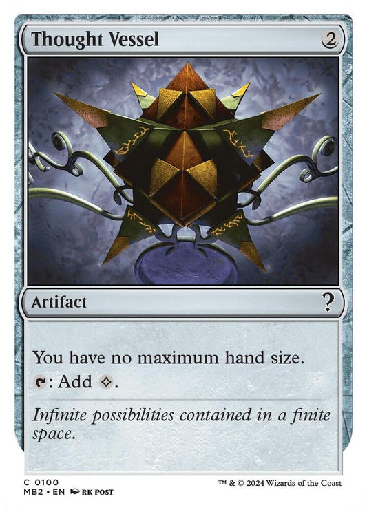 Thought Vessel (White Border) [Mystery Booster 2] 100
