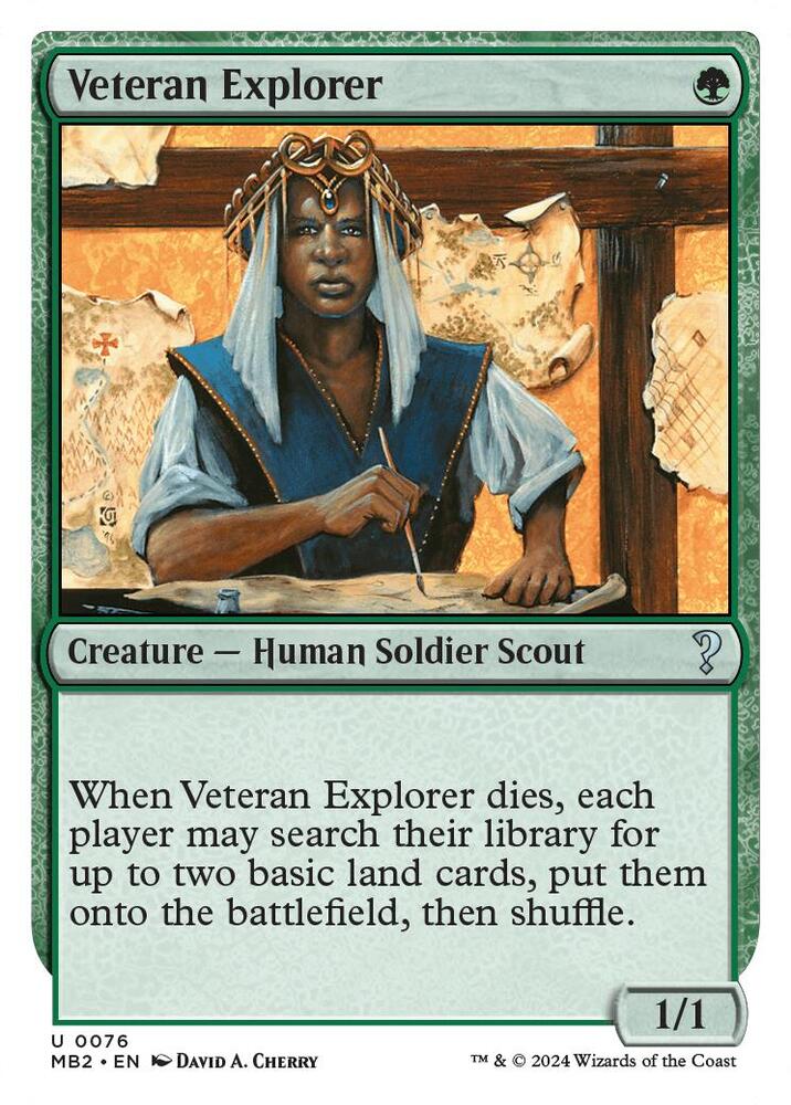 Veteran Explorer (White Border) [Mystery Booster 2] 76