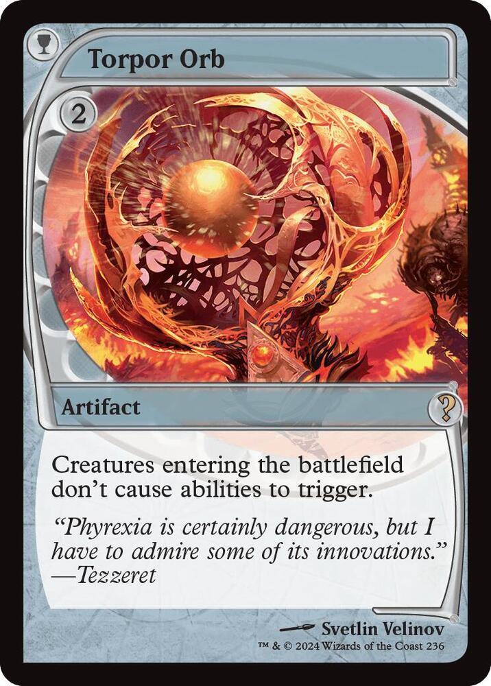 Torpor Orb (Future Sight) [Mystery Booster 2] 236