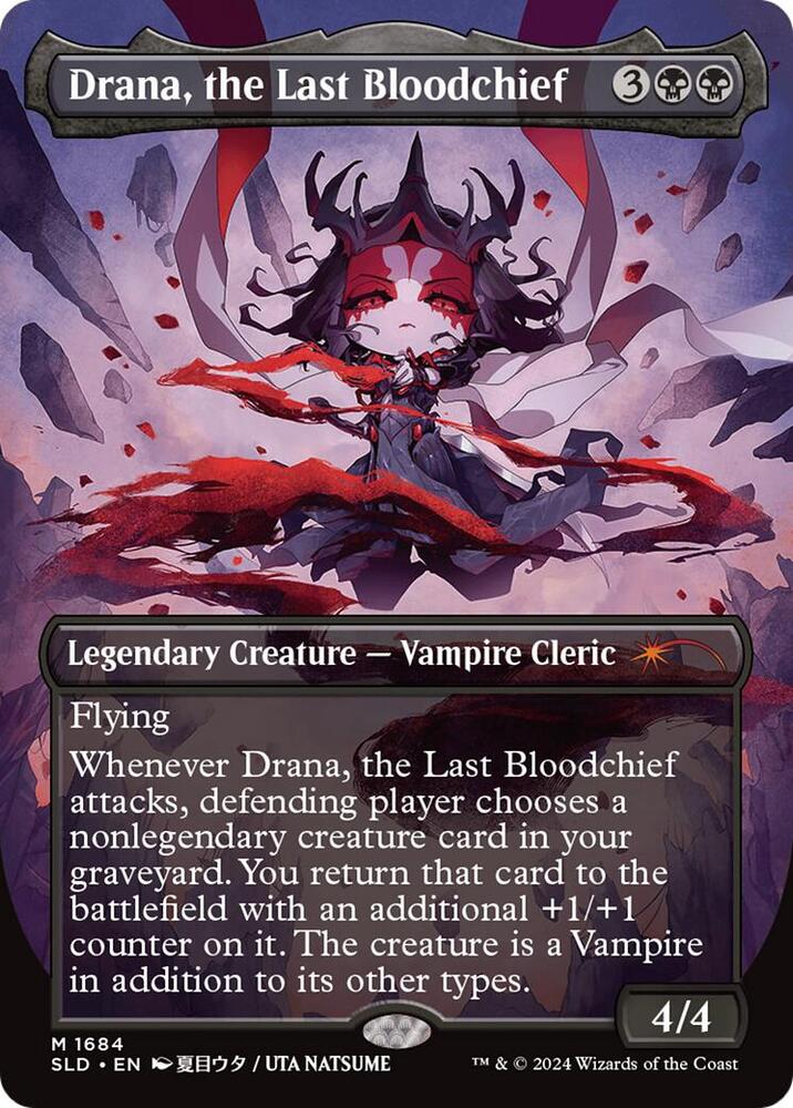 Drana, the Last Bloodchief (Rainbow Foil) [Secret Lair Drop Series] 1684