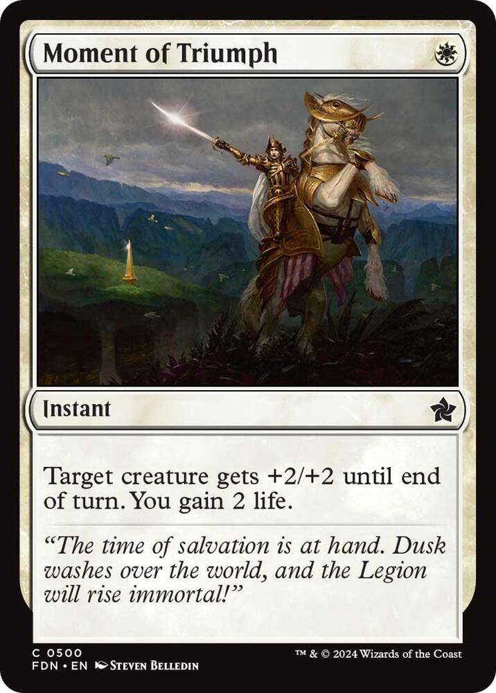 Moment of Triumph [Foundations] 500
