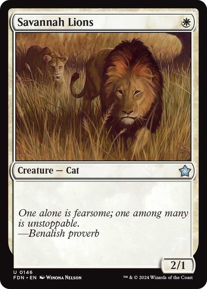 Savannah Lions [Foundations] 146