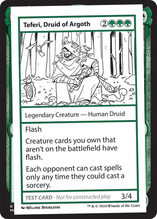 Teferi, Druid of Argoth [Mystery Booster 2 Playtest Cards]