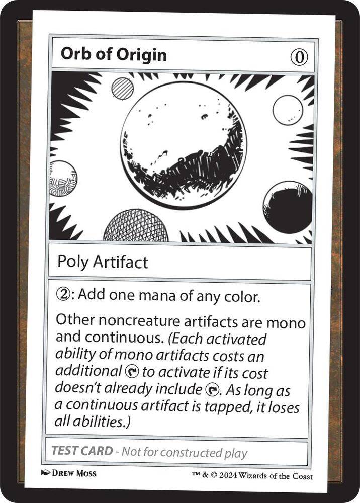 Orb of Origin [Mystery Booster 2 Playtest Cards]
