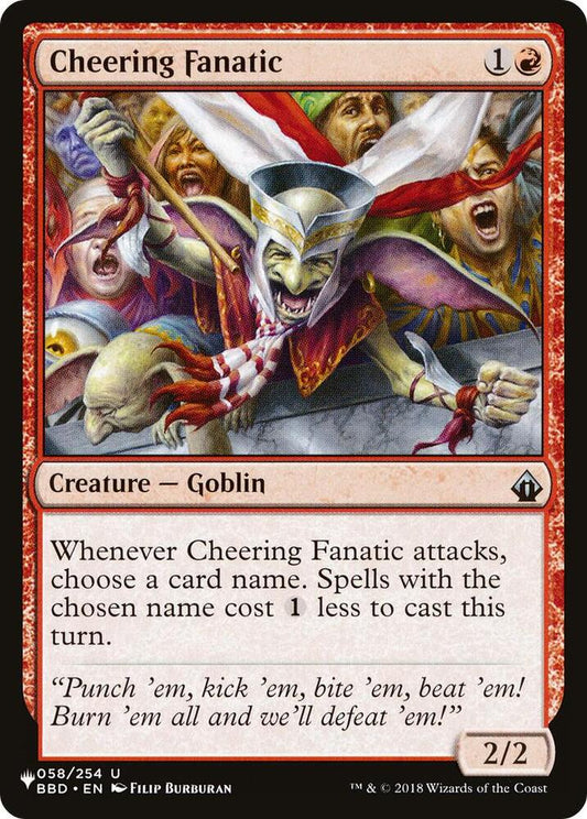Cheering Fanatic [The List Reprints] 058/254