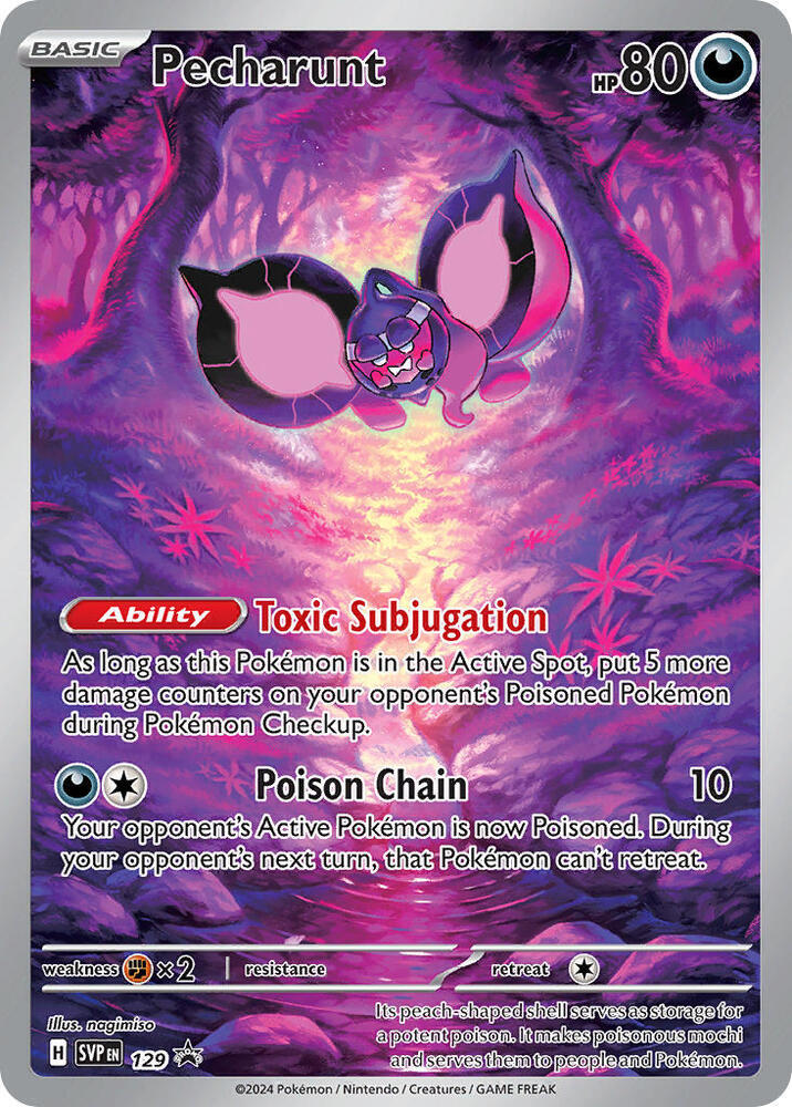 Pecharunt - 129 Scarlet & Violet Black Star Promos