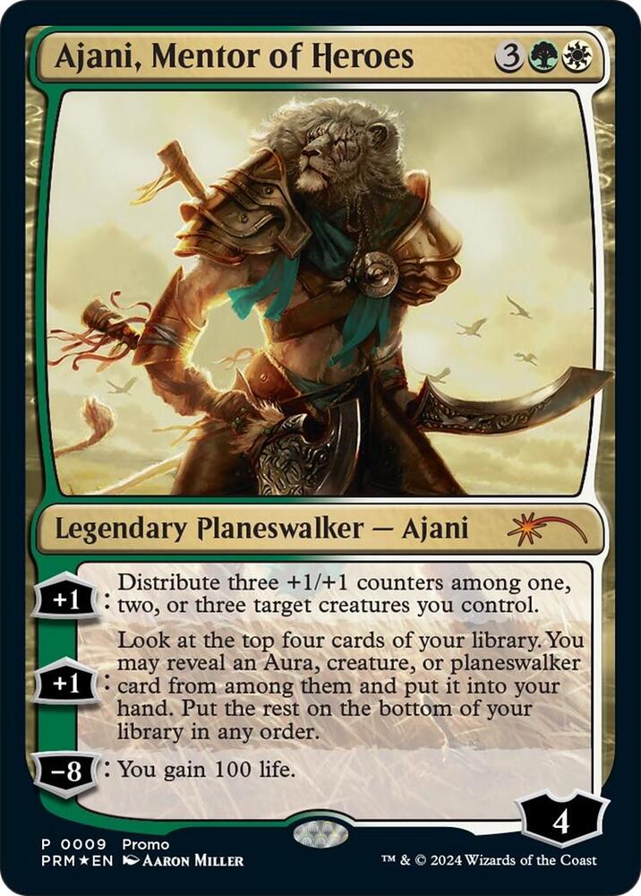 Ajani, Mentor of Heroes (Deluxe Commander Kit) [Unique and Miscellaneous Promos] 9