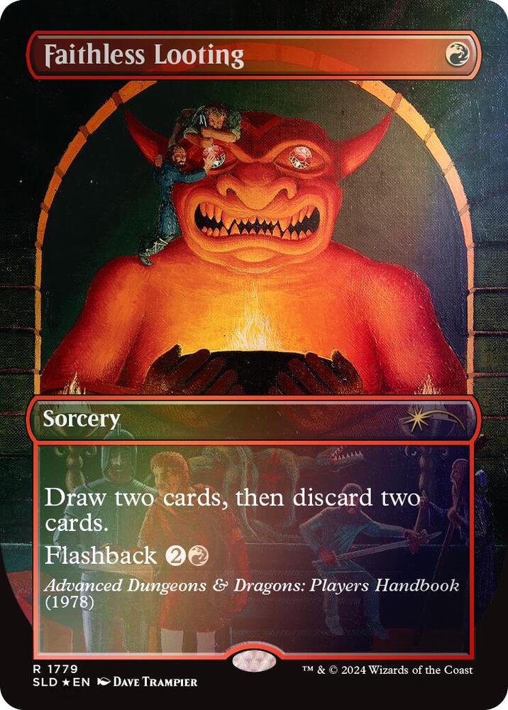 Faithless Looting (Rainbow Foil) [Secret Lair Drop Series] 1779