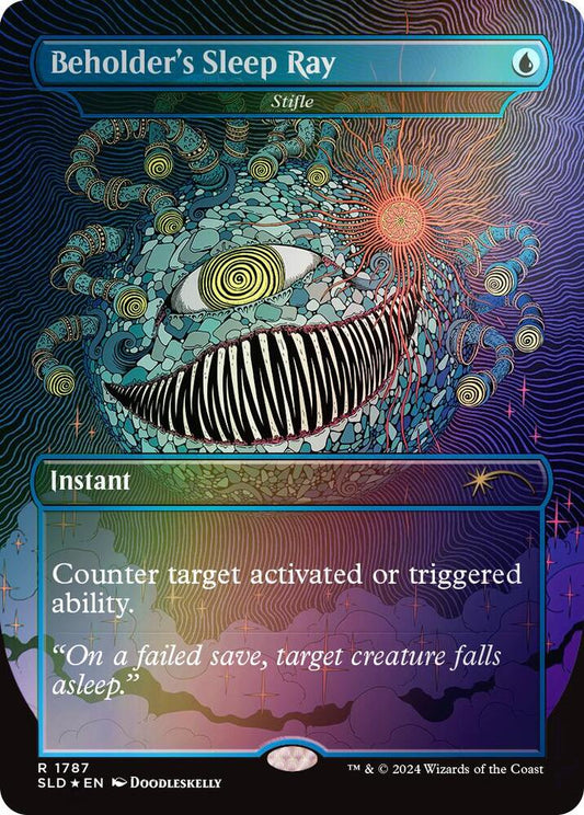 Beholder's Sleep Ray - Stifle (Rainbow Foil) [Secret Lair Drop Series] 1787