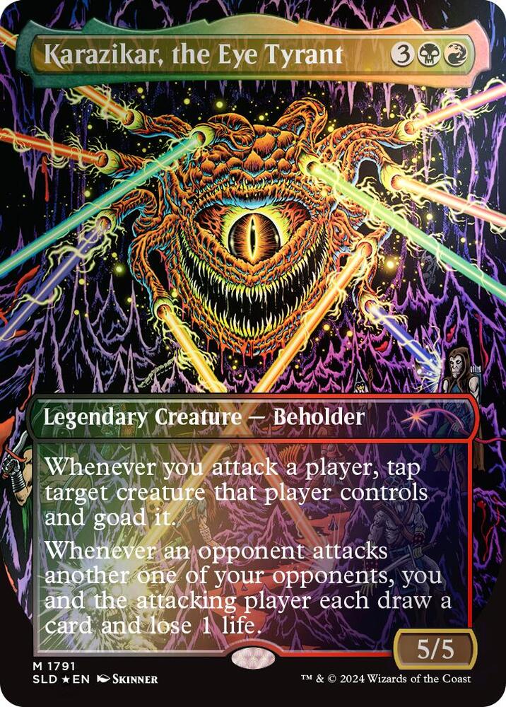 Karazikar, the Eye Tyrant (Rainbow Foil) [Secret Lair Drop Series] 1791