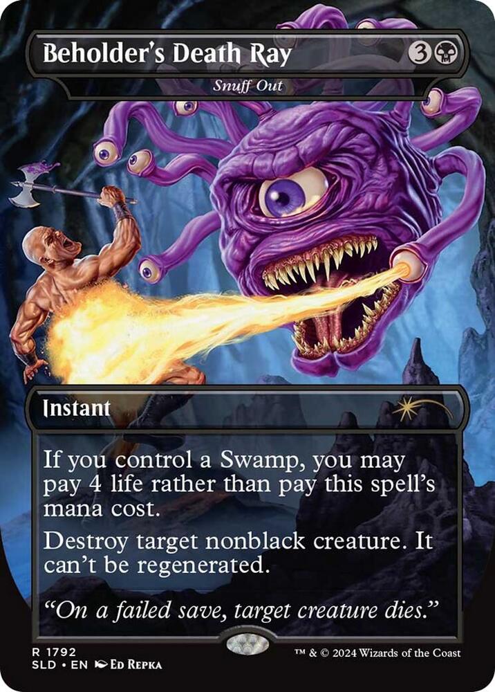 Beholder's Death Ray - Snuff Out [Secret Lair Drop Series] 1792