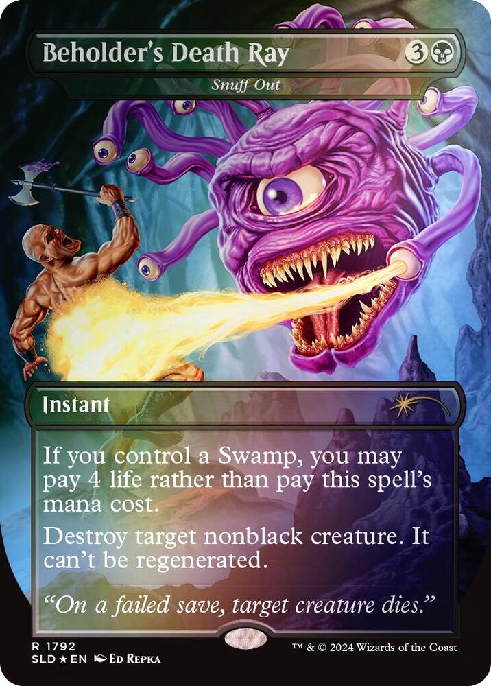 Beholder's Death Ray - Snuff Out (Rainbow Foil) [Secret Lair Drop Series] 1792