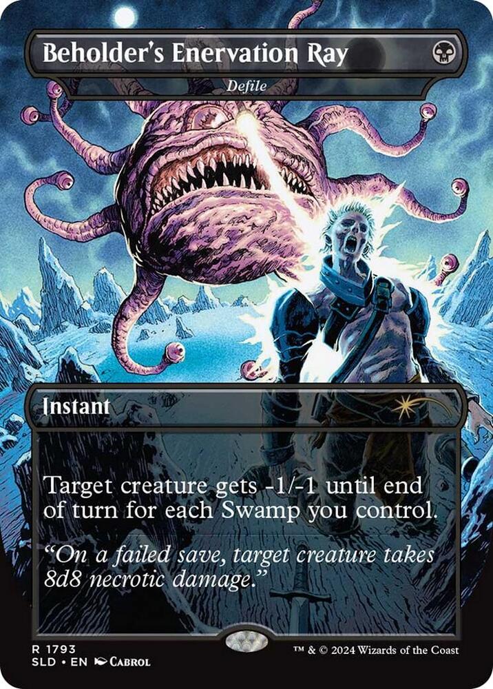 Beholder's Enervation Ray - Defile [Secret Lair Drop Series] 1793