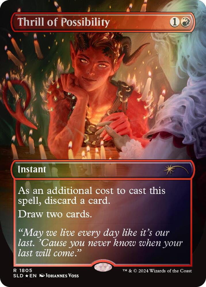 Thrill of Possibility (1805) (Rainbow Foil) [Secret Lair Drop Series] 1805
