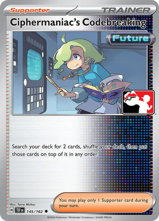 Ciphermaniac's Codebreaking - 145/162 [Prize Pack Series Cards] 145/162