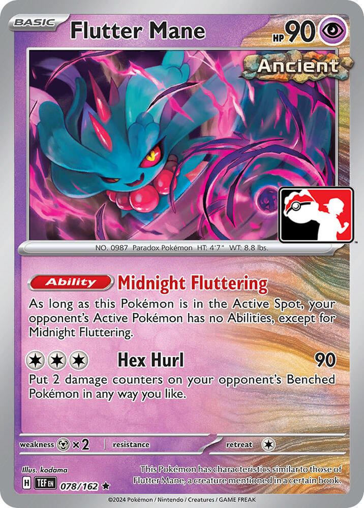 Flutter Mane - 078/162 [Prize Pack Series Cards] 078/162