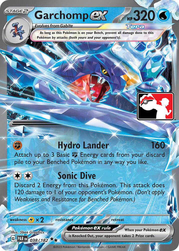 Garchomp ex [Prize Pack Series Cards] 038/182