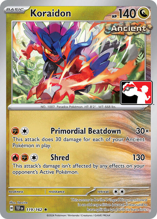 Koraidon [Prize Pack Series Cards] 119/162