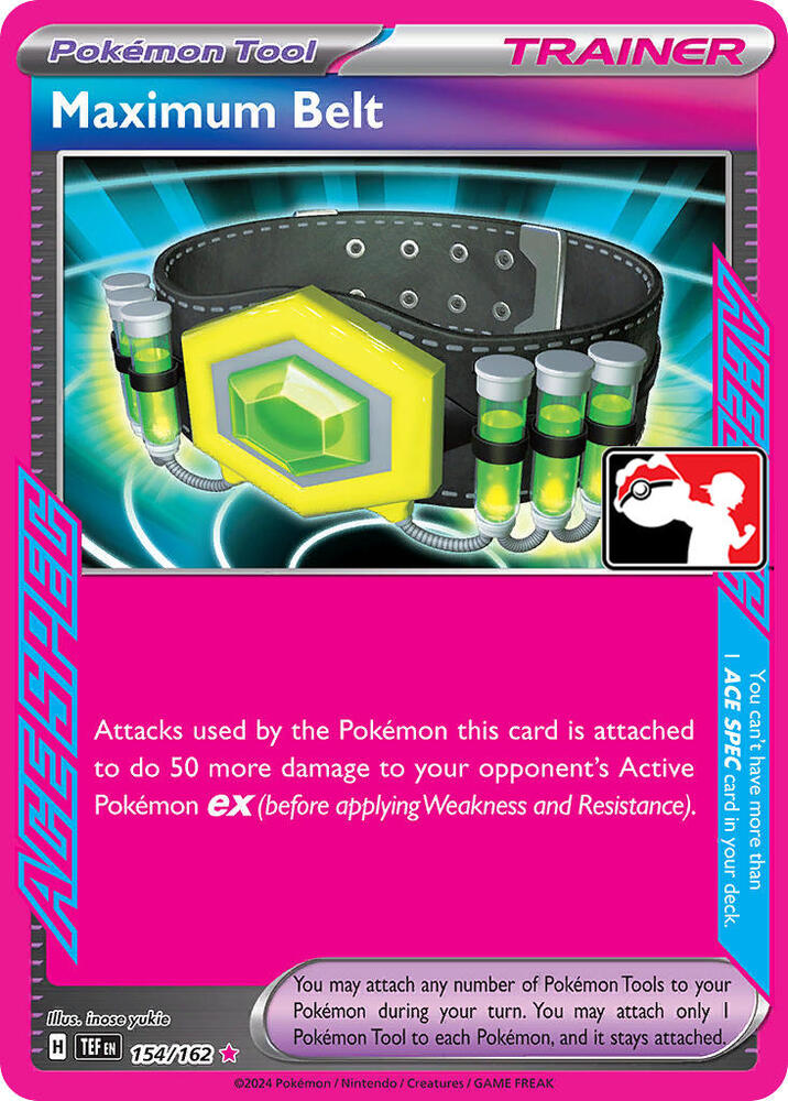 Maximum Belt [Prize Pack Series Cards] 154/162