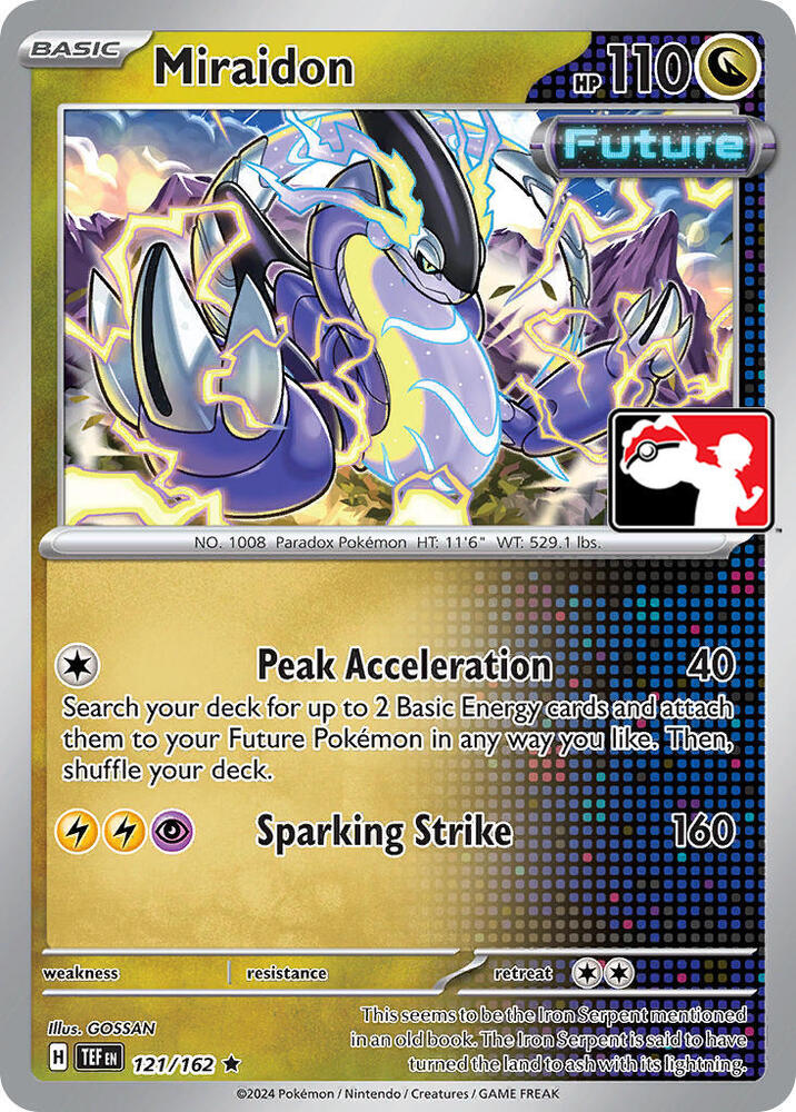 Miraidon [Prize Pack Series Cards] 121/162