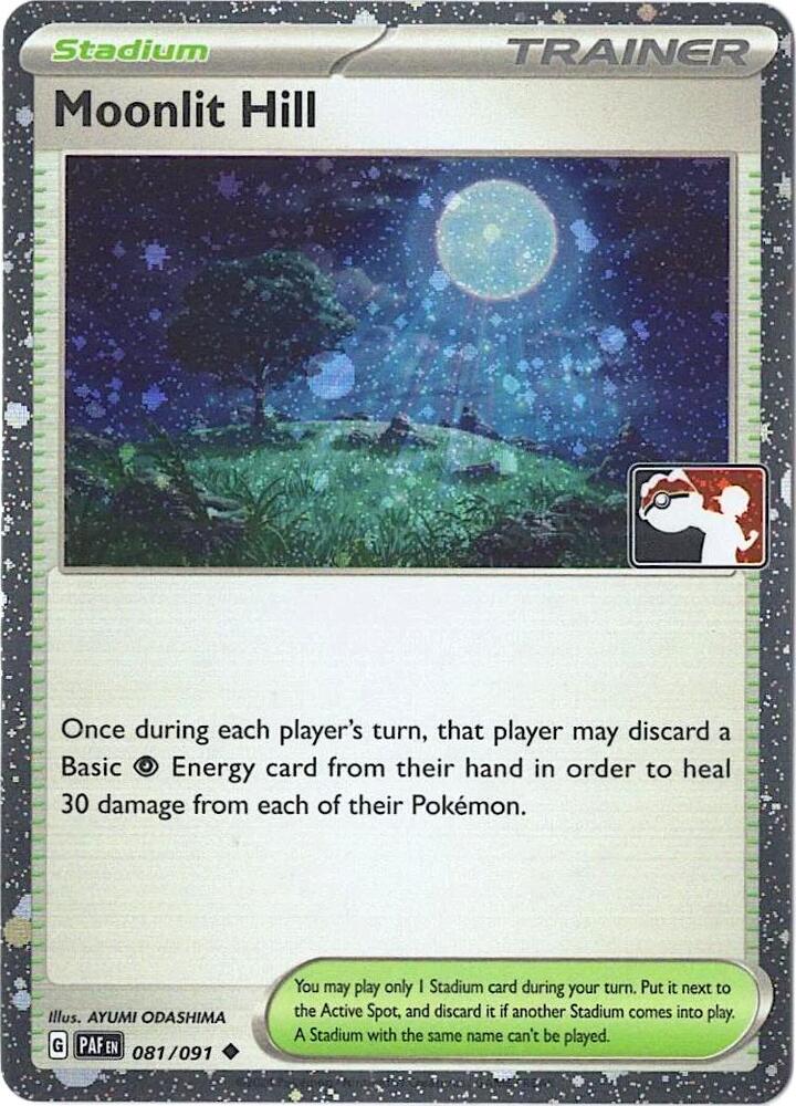 Moonlit Hill - 081/091 (Cosmos Holo) [Prize Pack Series Cards] 081/091