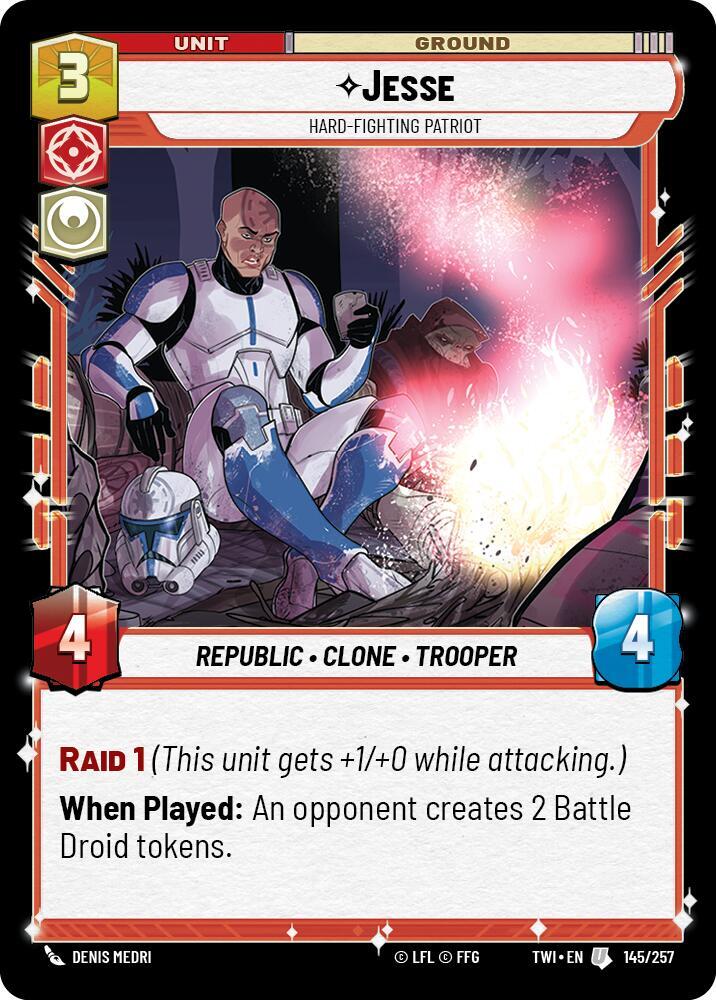 Jesse - Hard-Fighting Patriot [Twilight of the Republic] 145/257