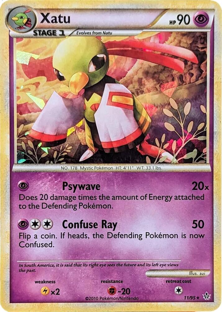 Xatu - 11/95 (Cracked Ice Holo) [Blister Exclusives] 11/95
