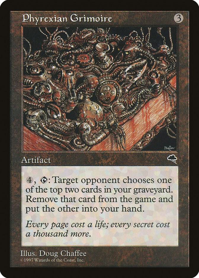Phyrexian Grimoire [Tempest] 301