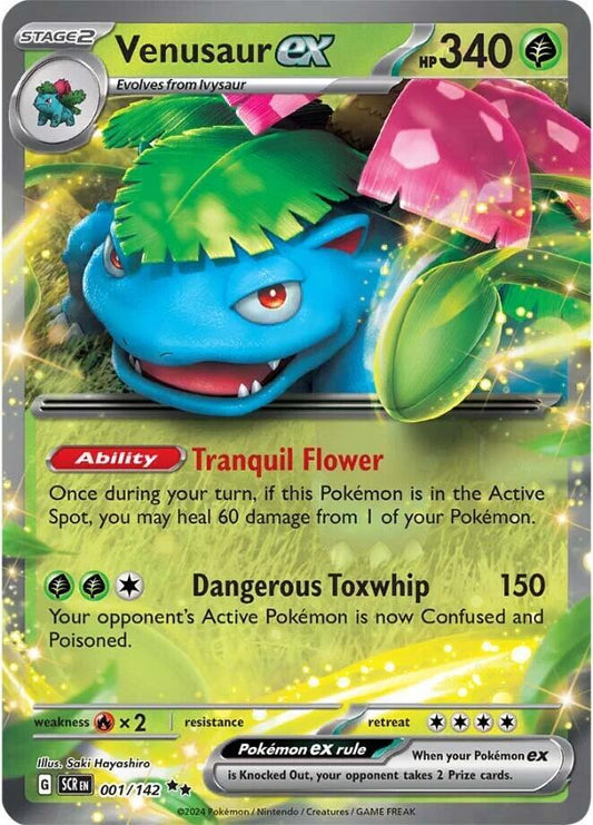 Venusaur ex [SV07: Stellar Crown] 001/142