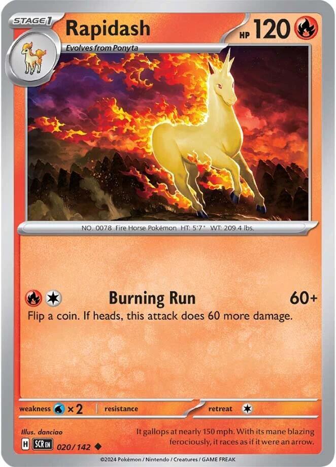 Rapidash [SV07: Stellar Crown] 020/142