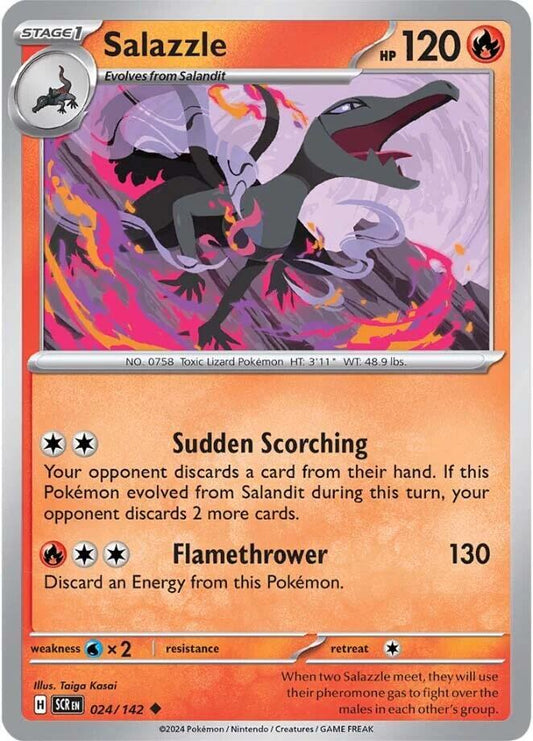 Salazzle [SV07: Stellar Crown] 024/142