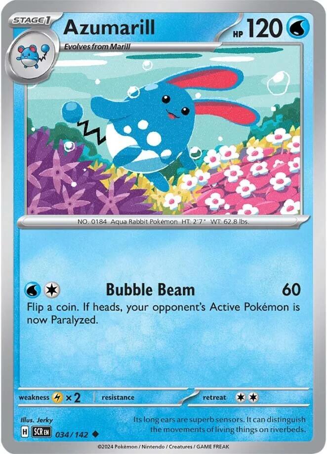 Azumarill [SV07: Stellar Crown] 034/142