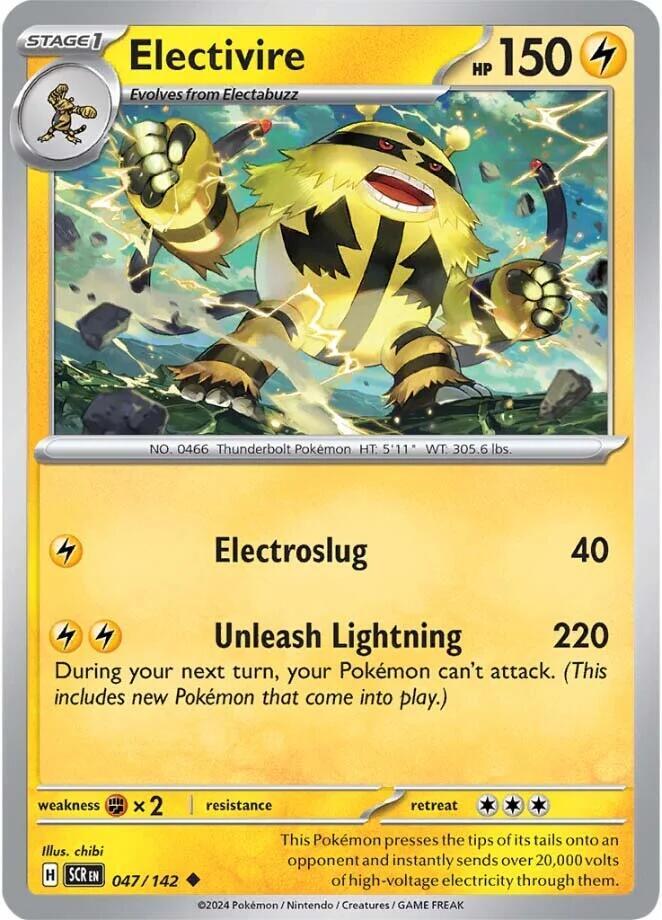 Electivire [SV07: Stellar Crown] 047/142