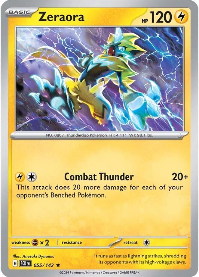 Zeraora - 055/142 [SV07: Stellar Crown] 055/142