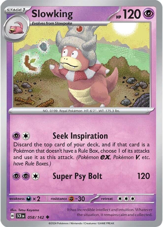 Slowking [SV07: Stellar Crown] 058/142