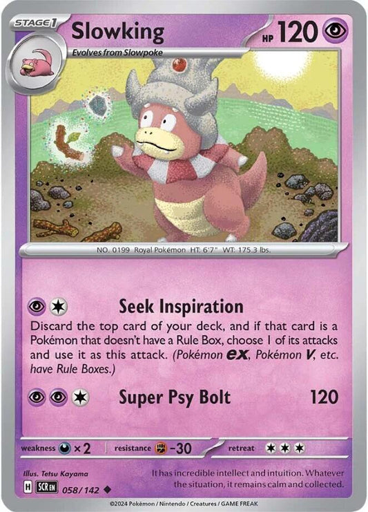 Slowking [SV07: Stellar Crown] 058/142