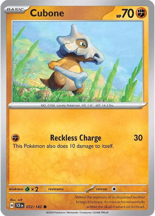 Cubone [SV07: Stellar Crown] 072/142