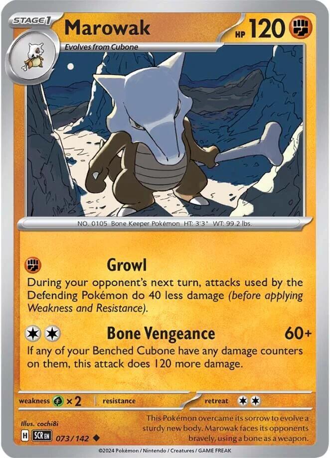 Marowak [SV07: Stellar Crown] 073/142
