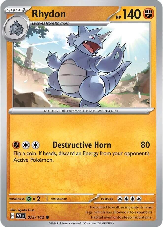 Rhydon [SV07: Stellar Crown] 075/142