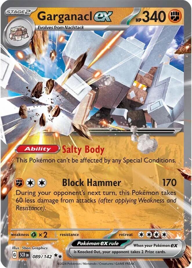 Garganacl ex [SV07: Stellar Crown] 089/142