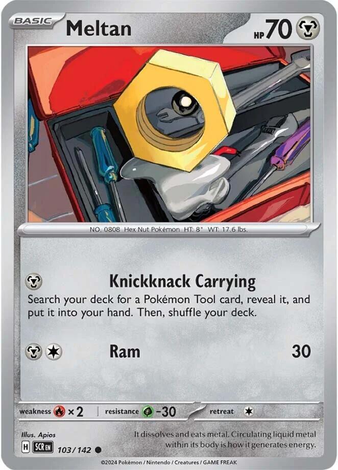 Meltan - 103/142 [SV07: Stellar Crown] 103/142