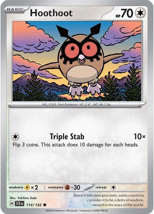 Hoothoot [SV07: Stellar Crown] 114/142