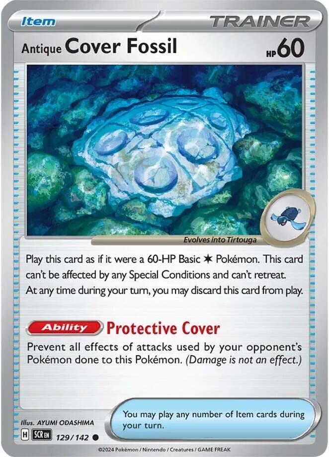 Antique Cover Fossil [SV07: Stellar Crown] 129/142