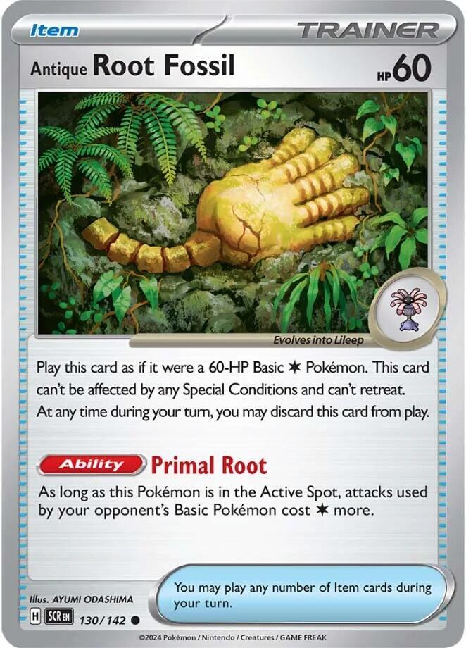 Antique Root Fossil [SV07: Stellar Crown] 130/142