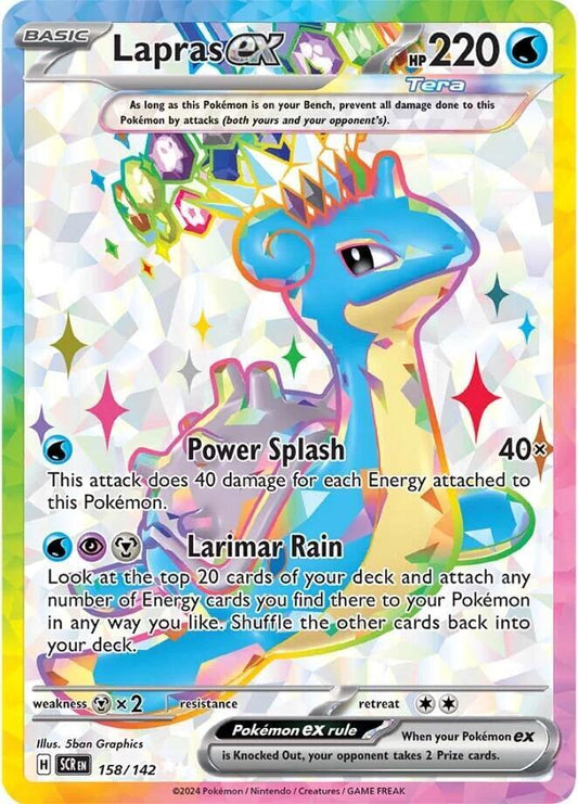Lapras ex - 158/142 [SV07: Stellar Crown] 158/142