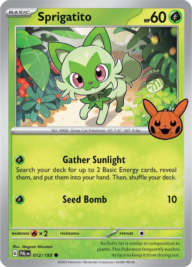 Sprigatito - 012/193 [Trick or Trade BOOster Bundle 2024] 012/193
