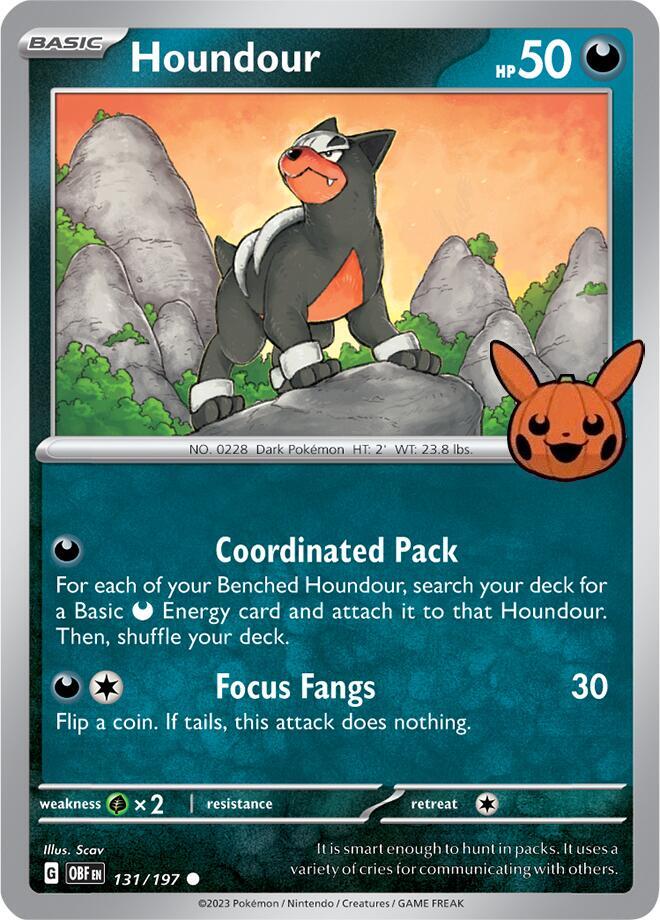 Houndour - 131/197 [Trick or Trade BOOster Bundle 2024] 131/197