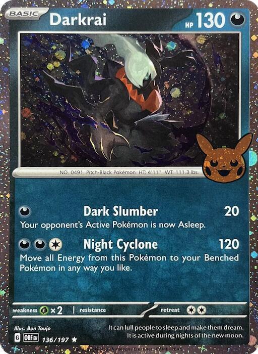 Darkrai (Cosmos Holo) [Trick or Trade BOOster Bundle 2024] 136/197