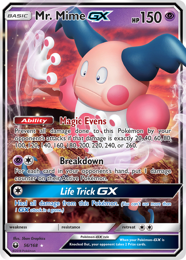 Mr. Mime-GX - 56/168 Celestial Storm